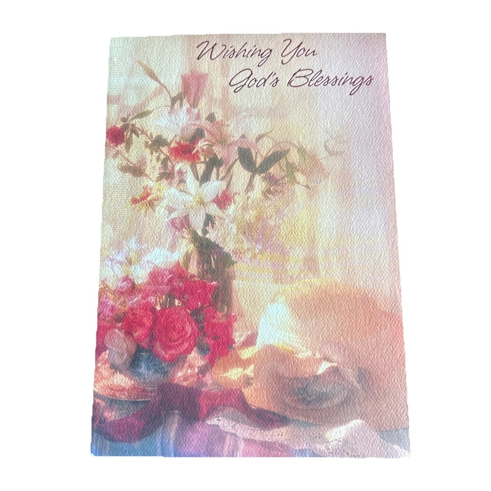 Hallmark Religious Mother's‎ Day Card for Anyone Floral Water Color